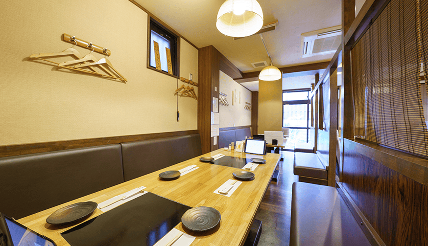 旬彩白おじ　お席のご案内